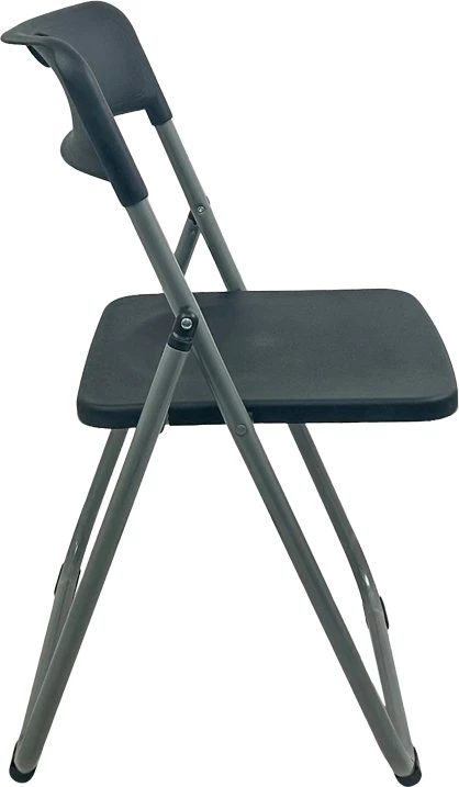 Karrige palosëse Edison, e zezë, 38x49x73cm