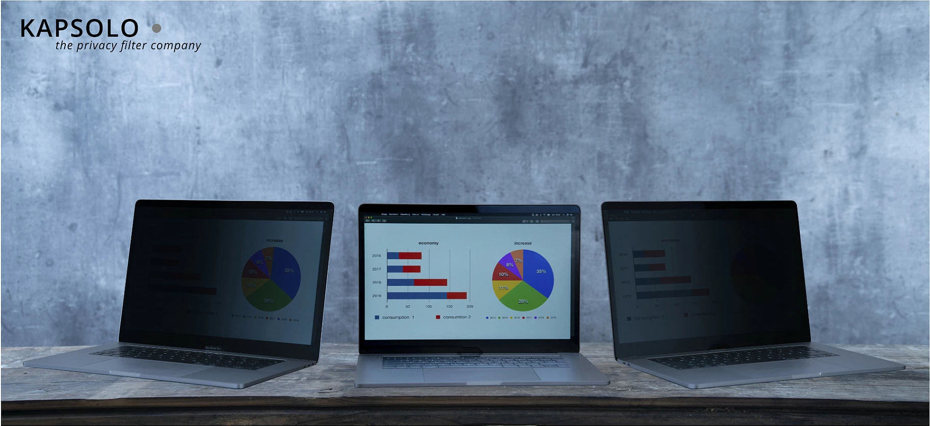 Filtër privatësie për ekran laptopi KAPSOLO, 15.6" 16:9, 2-way, i heqshëm