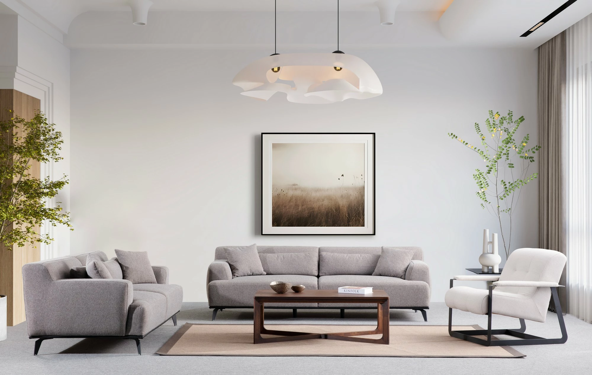 Divan dy vendësh Atelier del Sofa, Jaguar 2, kafe-gri