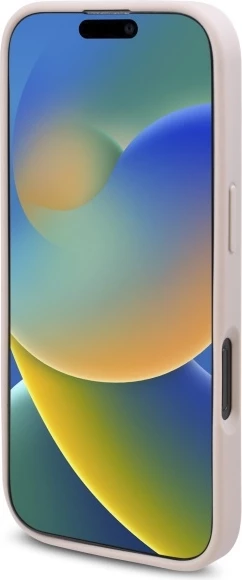Mbështjellës Guess GUHMP16LP4ROPEMCP për iPhone 16 Pro 6.3", hardcase, MagSafe, rozë