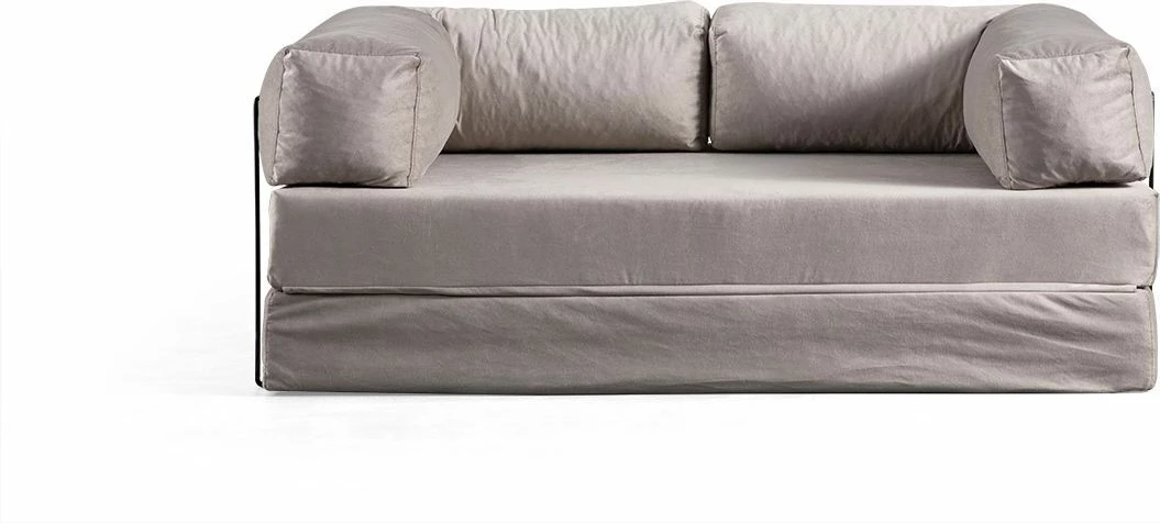 Divan-krevat dy vendësh, ngjyrë gri e çelët, Atelier del Sofa, Via Con