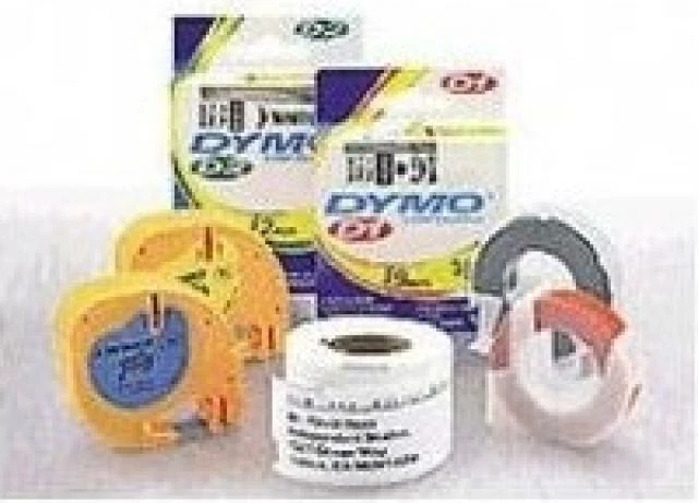 Shirit etiketimi, Dymo, D1 40919 (S0720740), 9mm x 7m, poliester, zi/jeshile