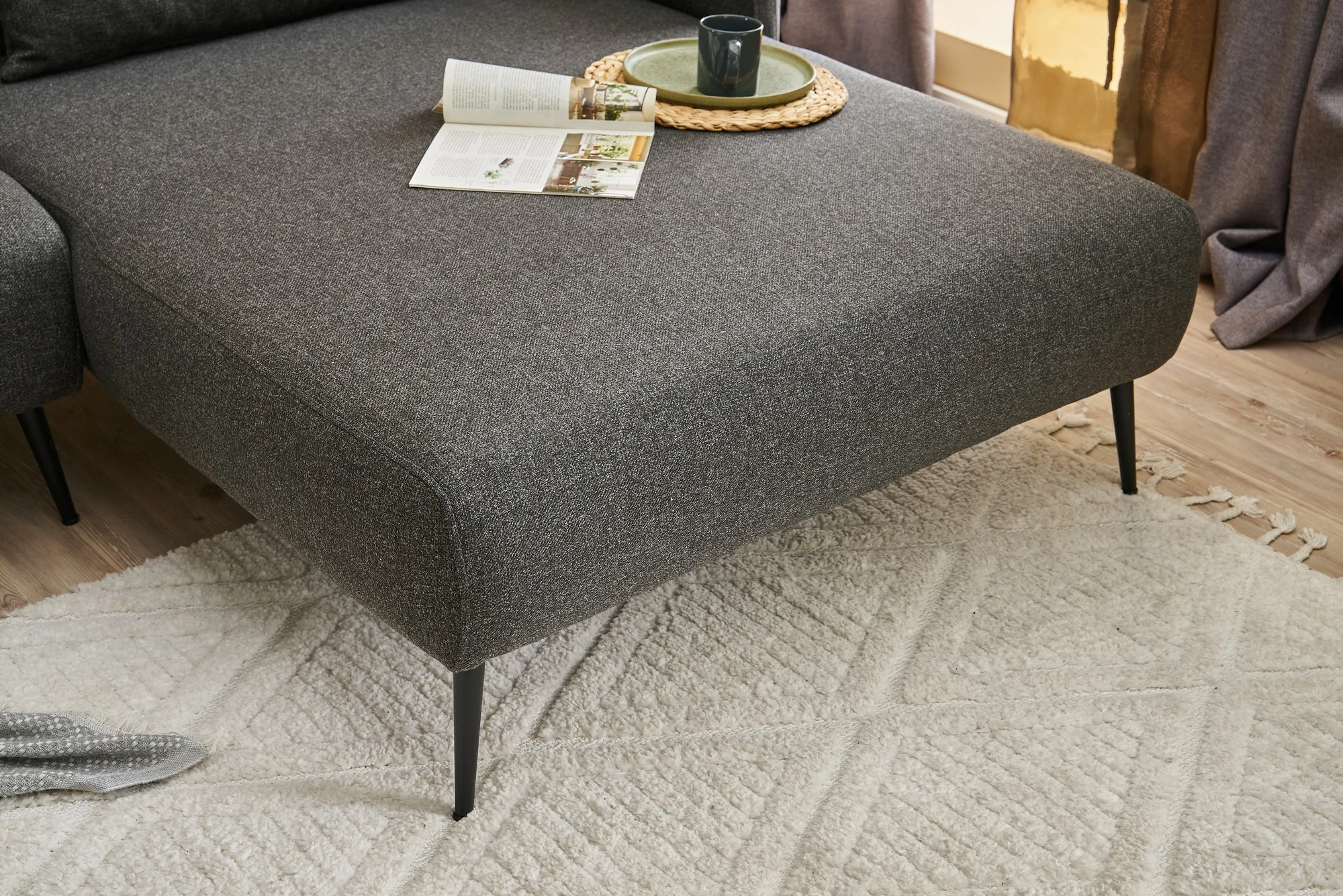 Këndore Atelier del Sofa, Revos e djathtë, antracit