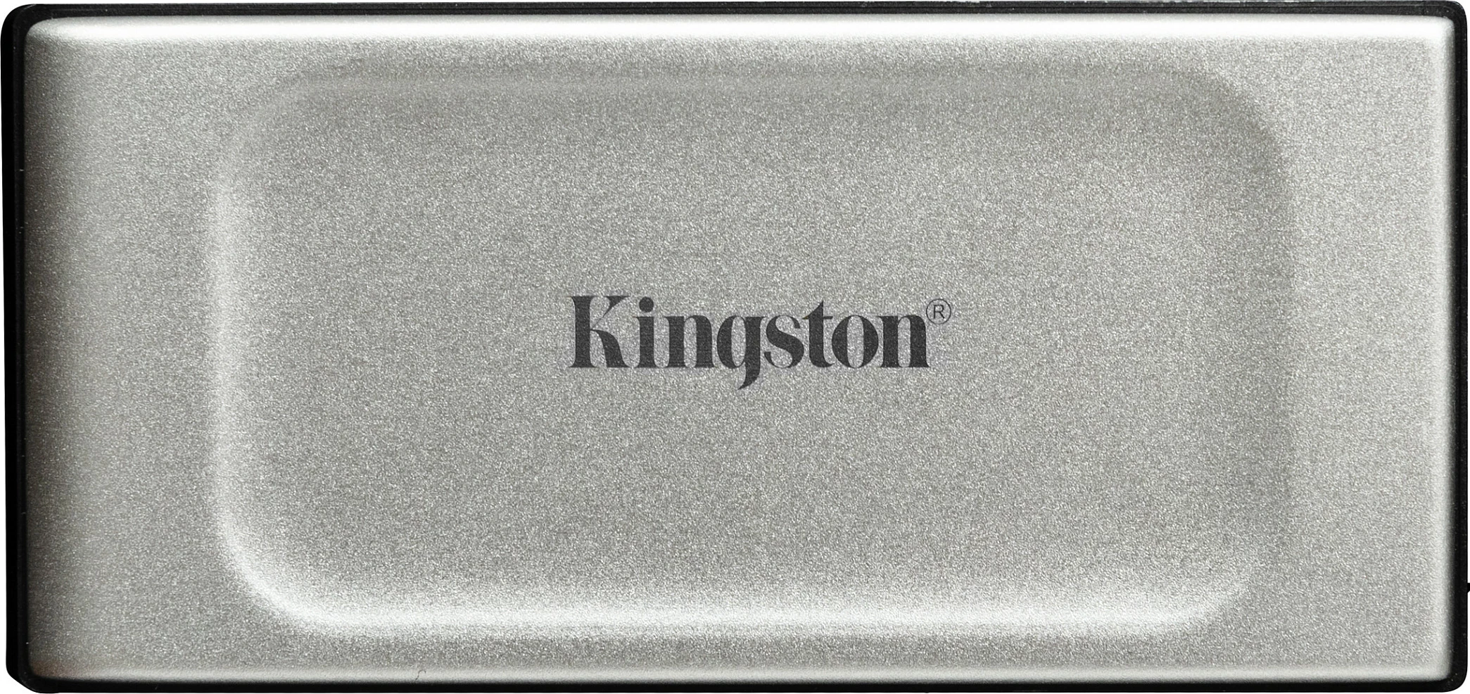 SSD portabël Kingston XS2000, 500 GB, USB Type-C, 3.2 Gen 2, 2000 MB/s, E zezë, Argjendtë