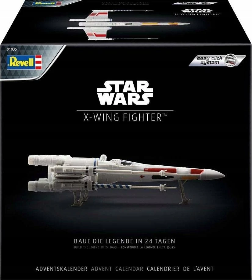 Kalendari i Adventit për modelim Revell X-wing Fighter 01035, Star Wars, 1:57, 24 pjesë