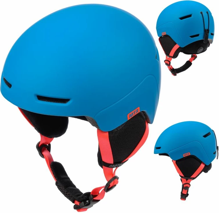 Helmetë skijimi Meteor, unisex, blu