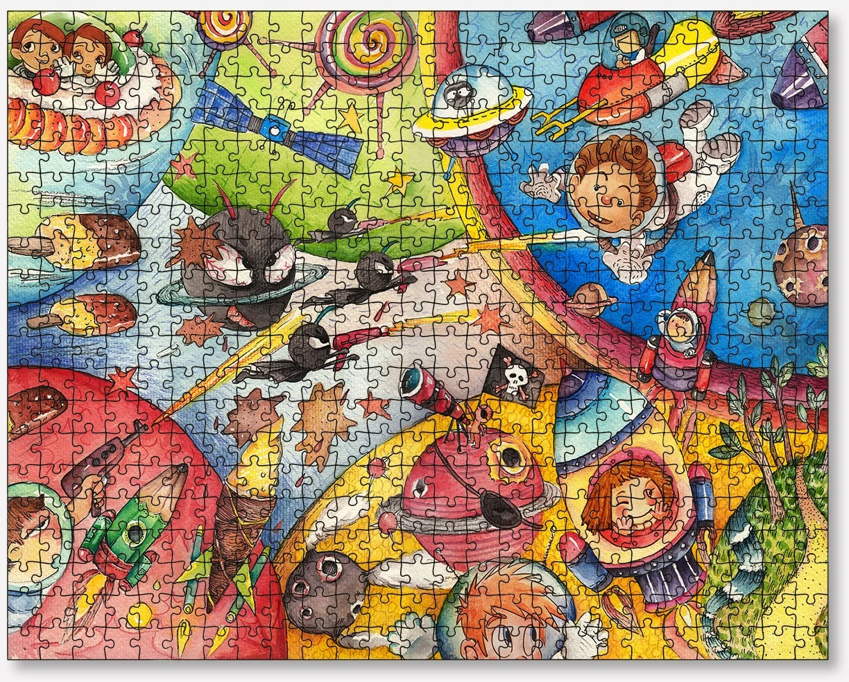 Puzzle 1000 copë, Evila Originals, shumëngjyrësh, PZL_0137_1000