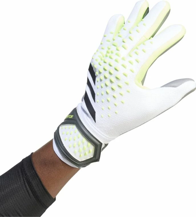 Doreza portieri adidas Predator, për meshkuj, të bardha dhe gri