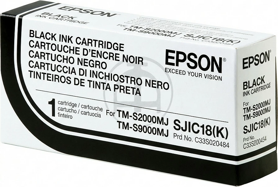 Kartushë boje Epson SJIC18(K), origjinale, e zezë
