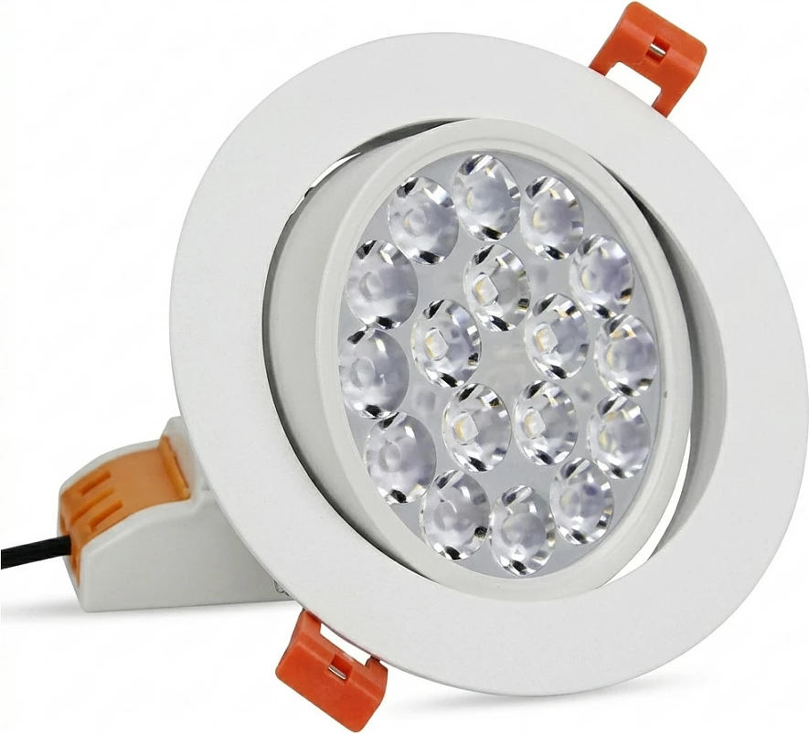 Panel LED rrethor Miboxer 9W RGB+WW, me WiFi/Funk, i rrotullueshëm, i bardhë