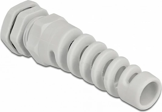 Glandë kablli DeLOCK PG11, IP68, për kabllo 5-10 mm, plastikë, 8 mm, gri