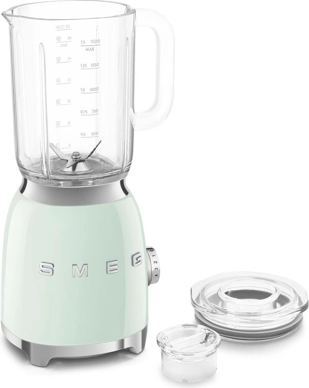 Blender Smeg BLF03PGEU 800W 1.5L 4 shpejtësi, jeshile pastel
