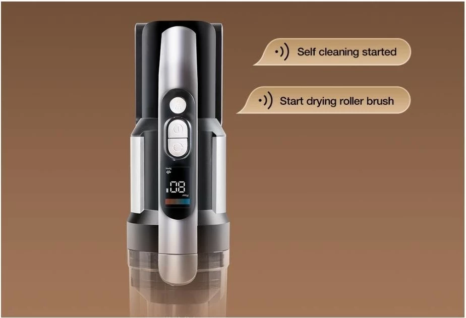 Fshesë elektrike JIMMY PW11 Pro 4w1, 4600 mAh, argjendtë-zi