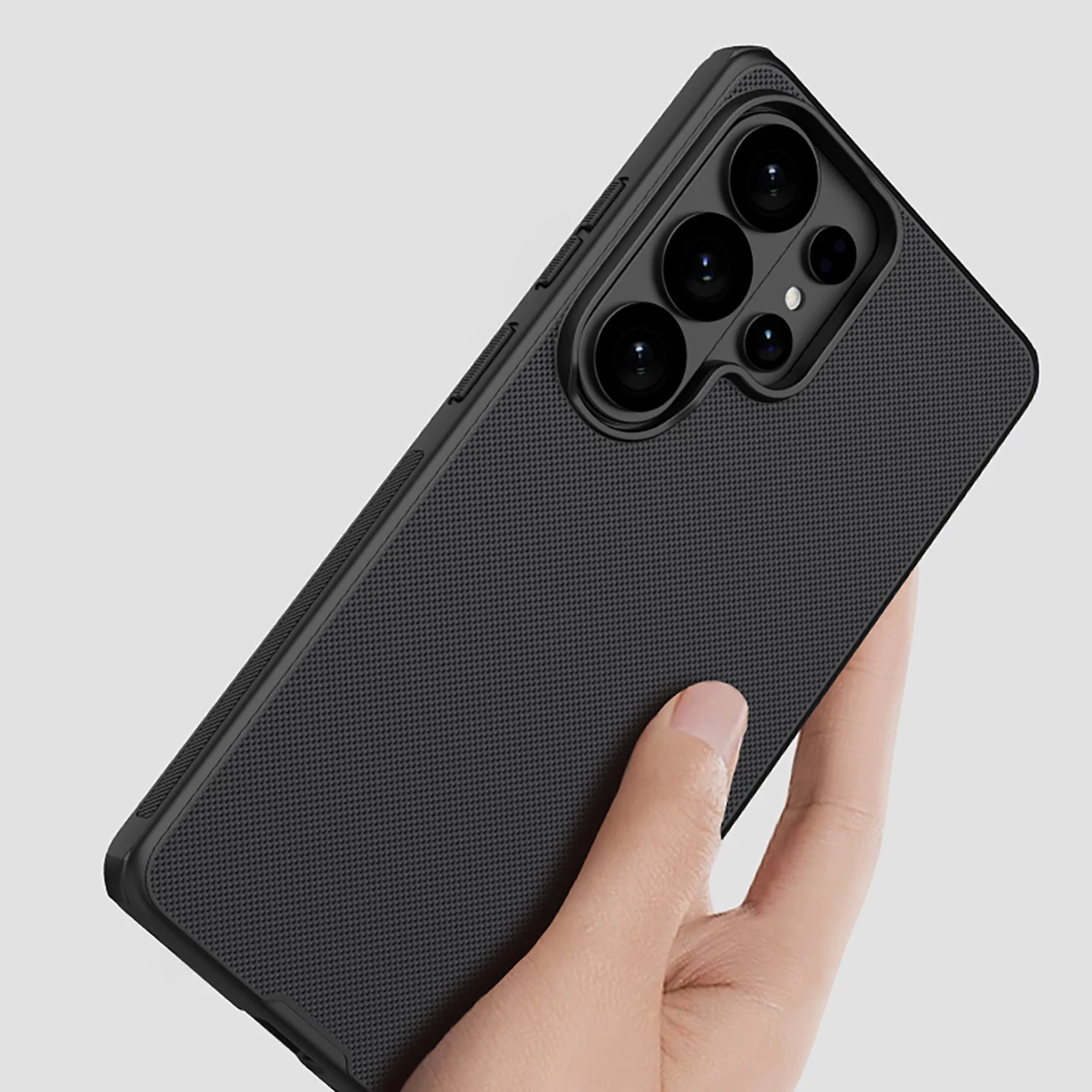 Mbështjellës Nillkin Super Frosted Shield Pro Magnetic MagSafe për Samsung Galaxy S26 Ultra, i zi