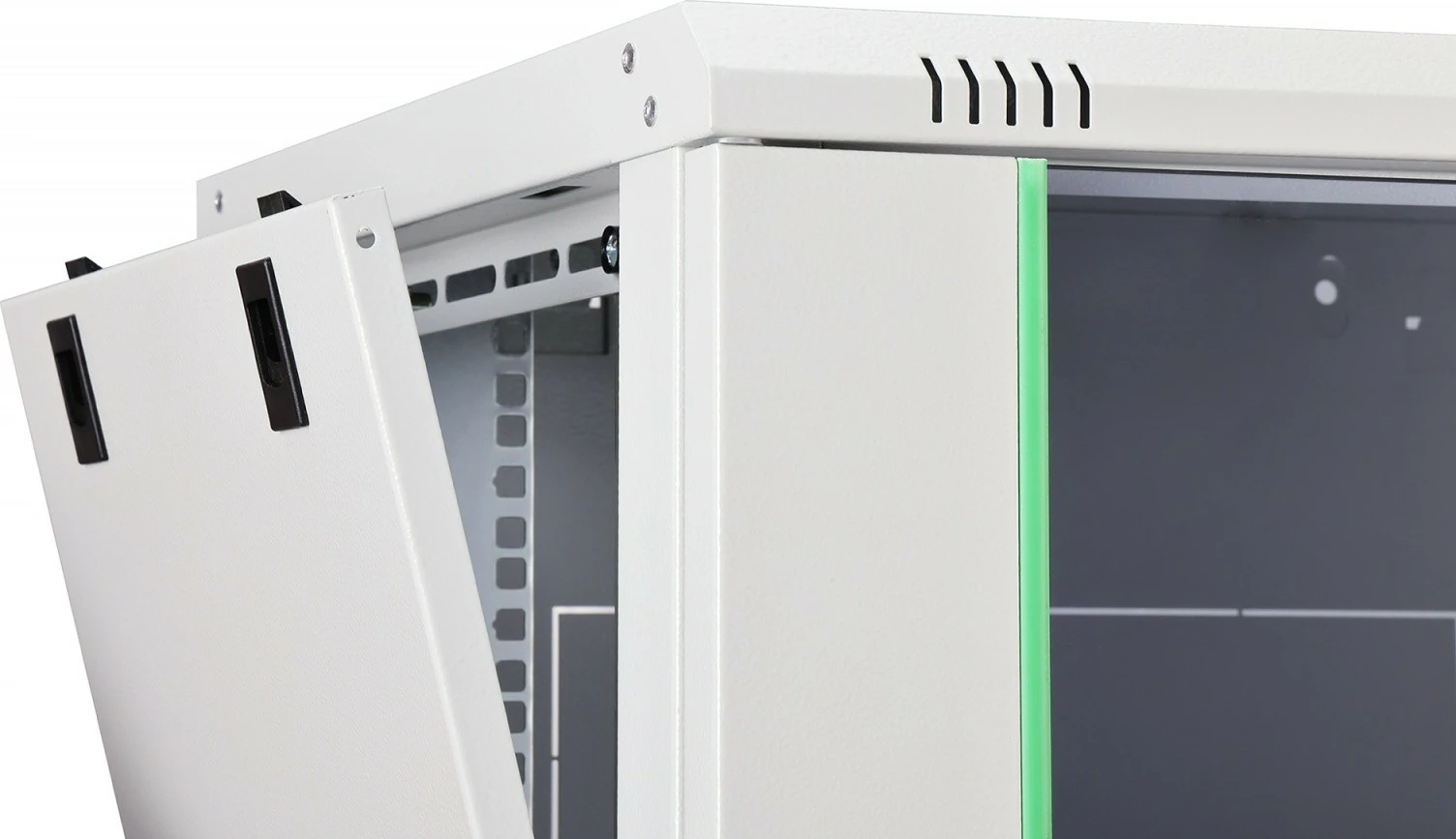 Kabinet rrjeti muror 19" 7U, Digitus DN-37100, derë me xham, 60 kg, IP20, i pa-montuar, gri