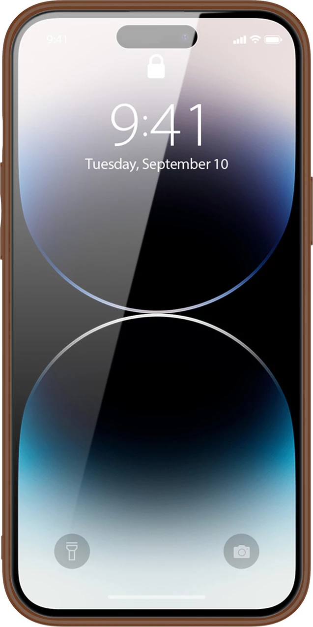 Mbështjellës Dux Ducis Yolo për iPhone 14 Pro, Kafe