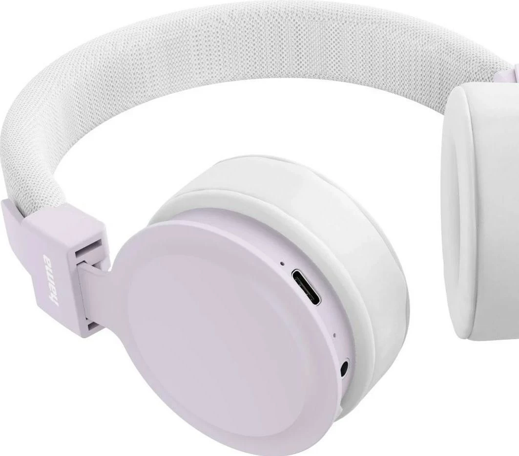 Kufje Hama Freedom Lit III, pa tela, Bluetooth, të bardha