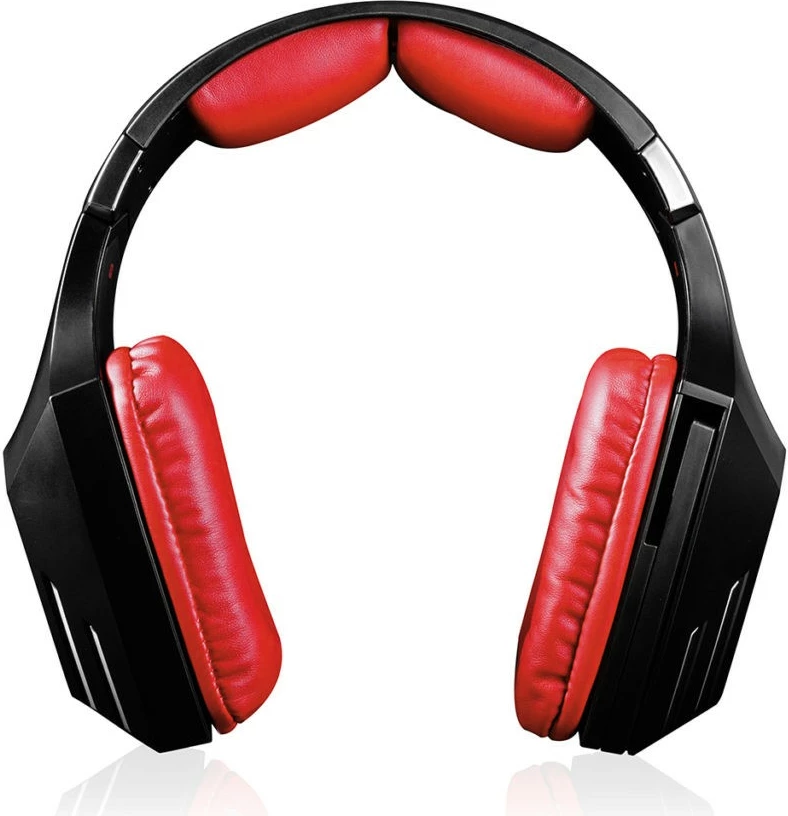 Kufje MODECOM Volcano MC-831 Rage gaming me mikrofon, 2x 3.5mm, kabllo 2.2 m, kuqe/zi