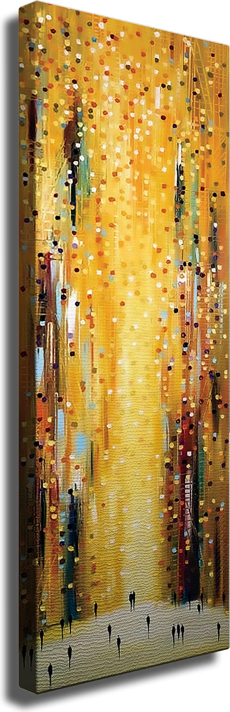 Pikturë dekorative në kanavacë, Wallity, PC320, shumëngjyrëshe, 30x80cm