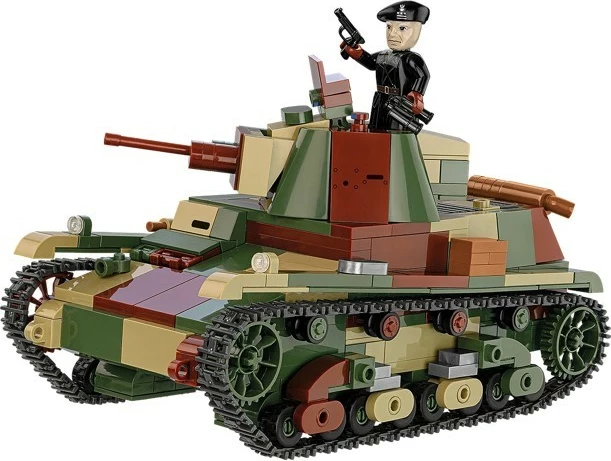 Set ndërtimi tank i lehtë Cobi 7TP, 669 pjesë, Historical Collection