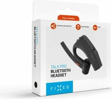Kufje Bluetooth FIXED Talk Pro, Bluetooth 5.2, aptX Adaptive, 10 orë, të zeza