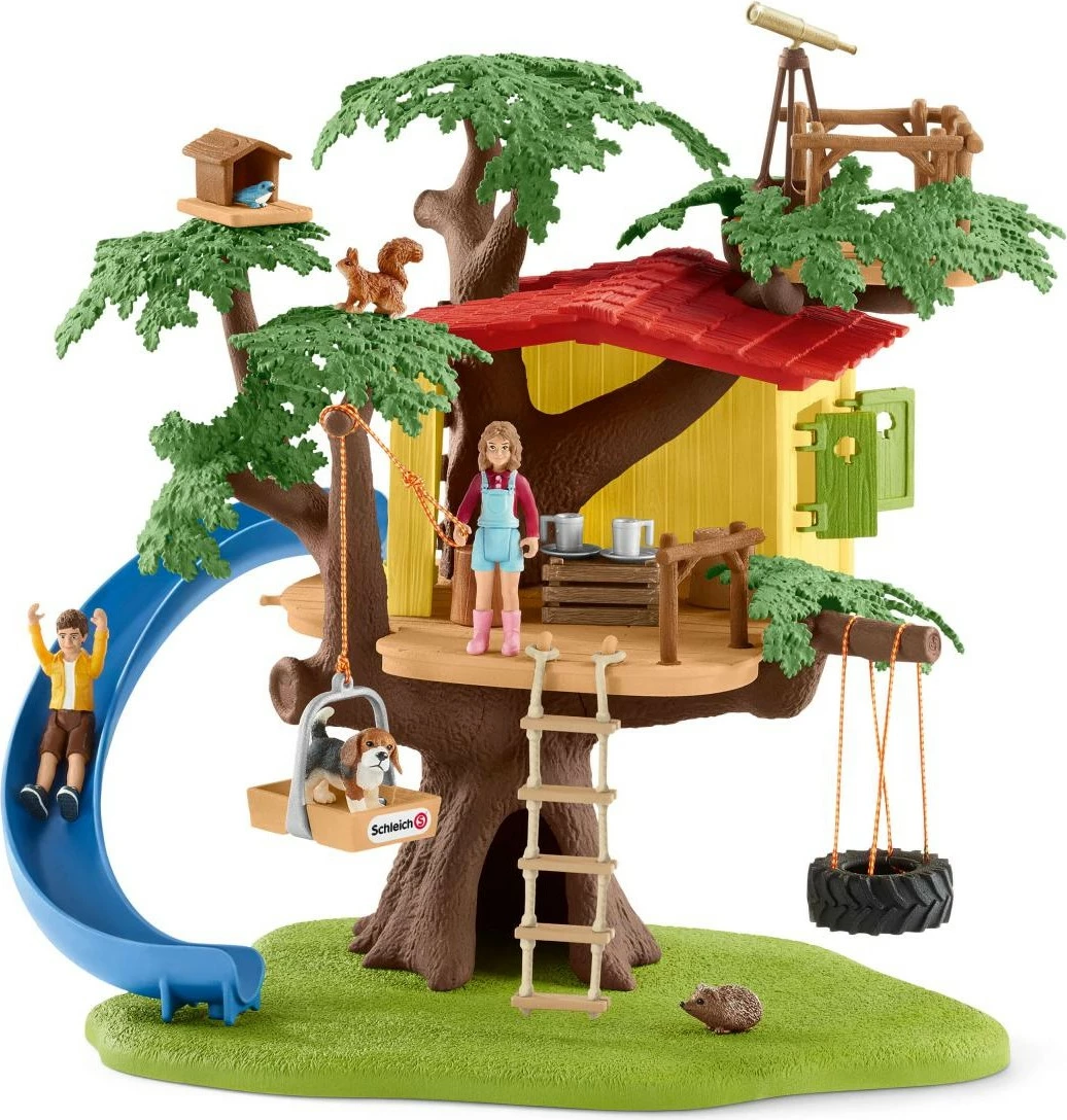 Lodër Schleich Farm World 42408 Abenteuer Baumhaus, set me figurina, plastikë