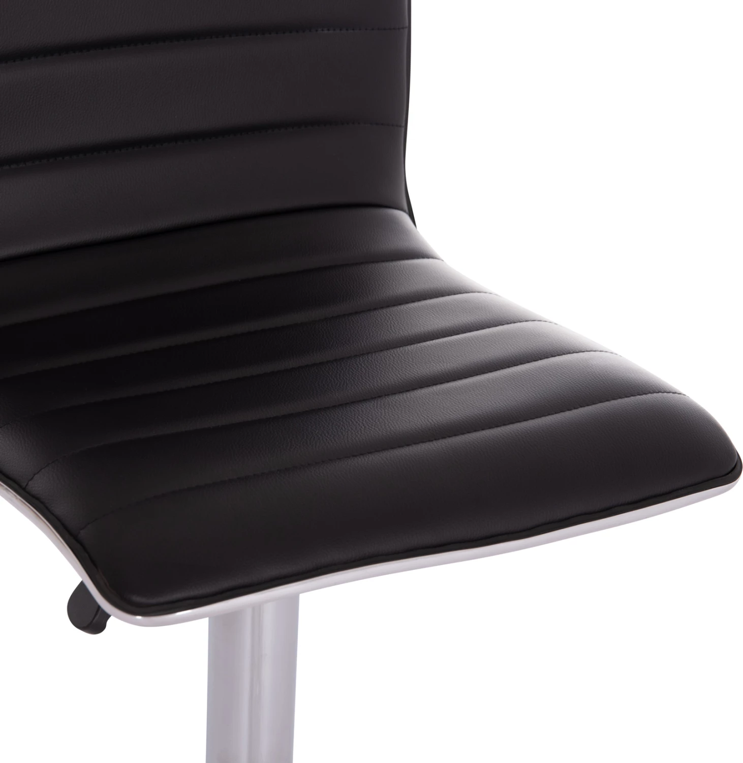 Karrige për bar rrotulluese Nexus, lëkurë PU e zezë, FH209.21, set prej 2 copash, 43x47x116cm