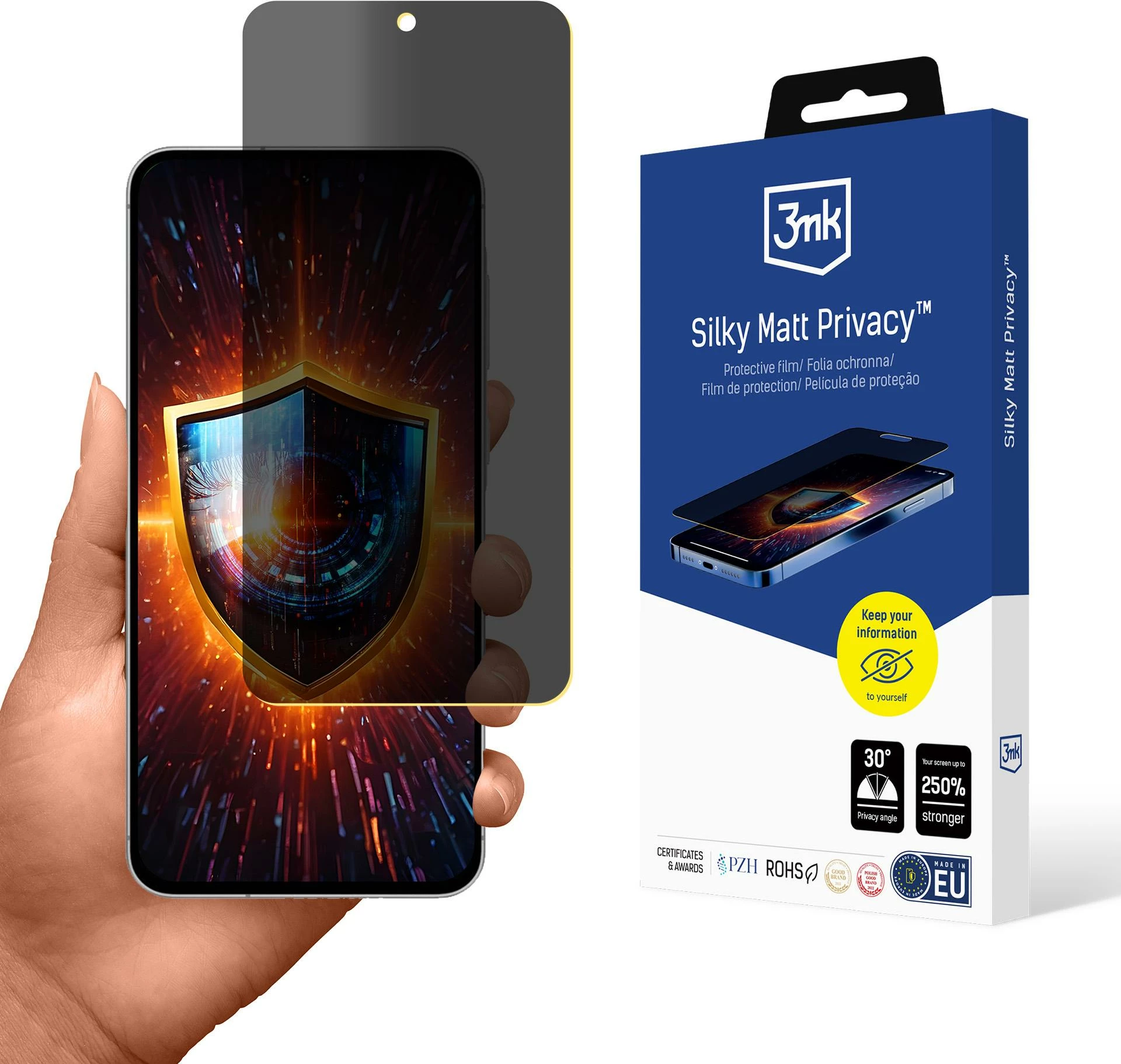 Mbrojtës ekrani privatësie 3mk Silky Matt Privacy për Samsung Galaxy A36 5G, Mat
