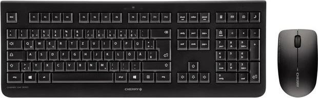 Set tastierë dhe maus Cherry DW 3000, wireless, AZERTY, e zezë