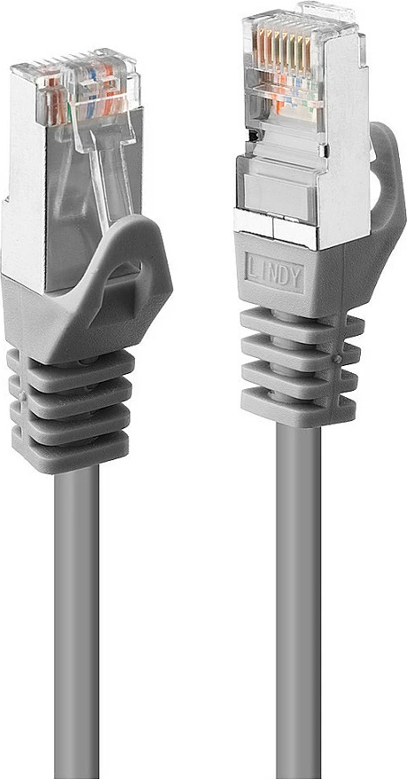 Kabëll rrjeti LINDY 47242 Cat6, 1m, F/UTP (FTP), RJ45, 1 Gbps, gri