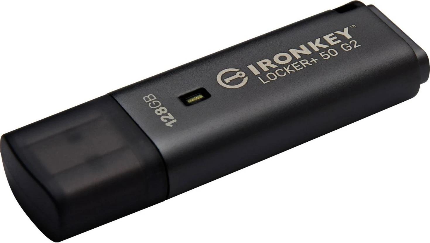 Pendrive Kingston IronKey Locker+ 50 G2 128GB USB 3.2, e zezë