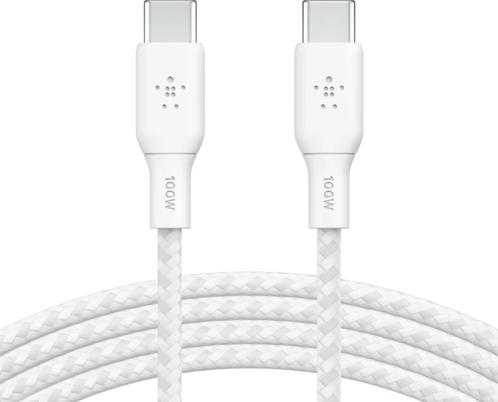 Kabllo Belkin BOOST CHARGE, 2 m, USB C, USB 2.0, Bardhë