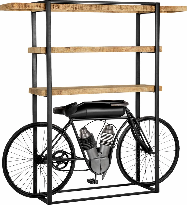 Raft librash Motor, i gjatë, natyral, 183x41x183