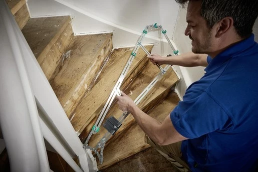 Mjet për shkallë Wolfcraft, 5210000, Çelik inox, E zezë