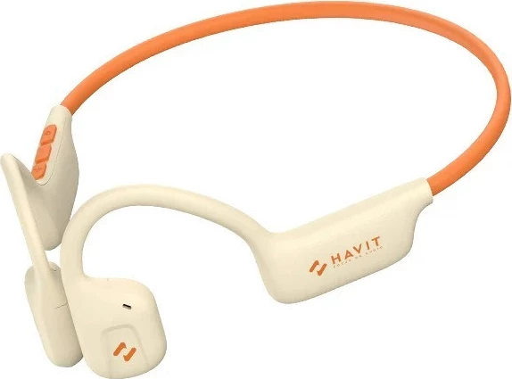 Kufje Havit E510BT Freego1 Air, Open Ear Air Conduction, Beige