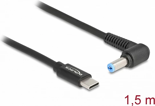 Kabllo karikimi laptop DeLOCK, USB-C në Acer 5.5 x 1.7 mm, 1.5 m, e zezë
