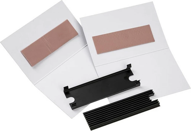 Ftohës për SSD M.2 Thermal Grizzly M2 SSD Cooler, mbështet M.2 2280, zi