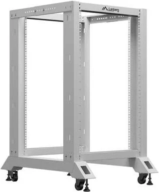Kasë rack LANBERG Open Rack 18U 600x800mm, e hapur, gri