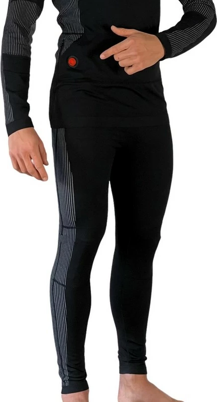 komplet rrobash të ngrohshme Glovii GXBXL, XL, 2x2600mAh (pantallona + bluzë me mëngë të gjata), e zezë