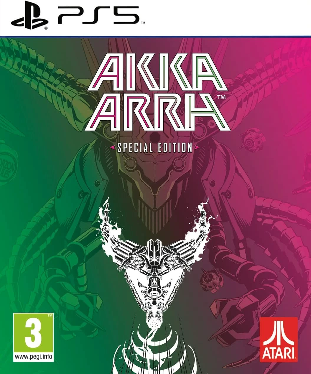 Lojë PS5 Atari Akka Arrh Special Edition, paketë me 2 kabinete arkade prej letre + sticker set
