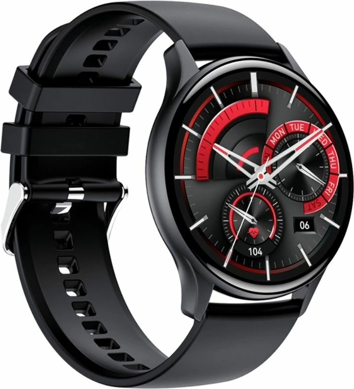 Smartwatch RUBICON unisex, e zezë