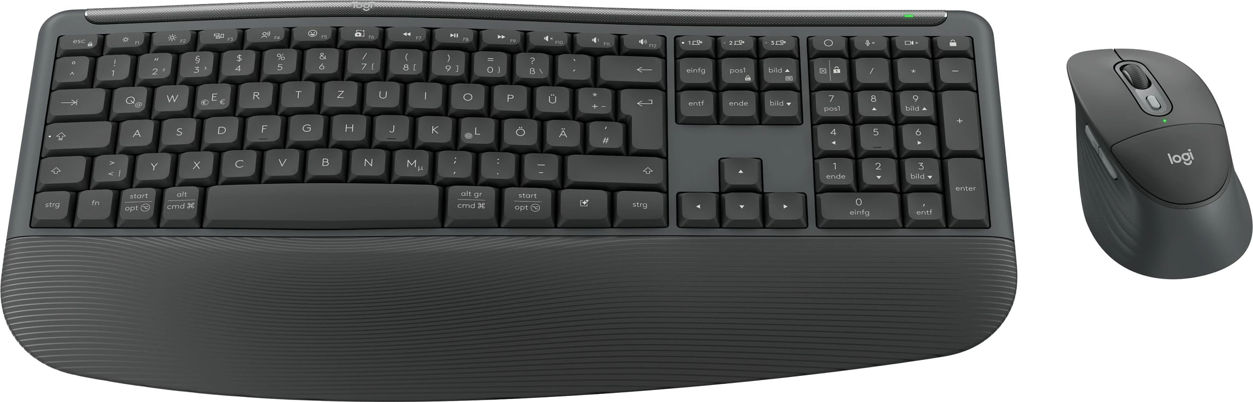 Set tastierë dhe Maus Logitech Signature Comfort Plus MK880, QWERTZ, grafit