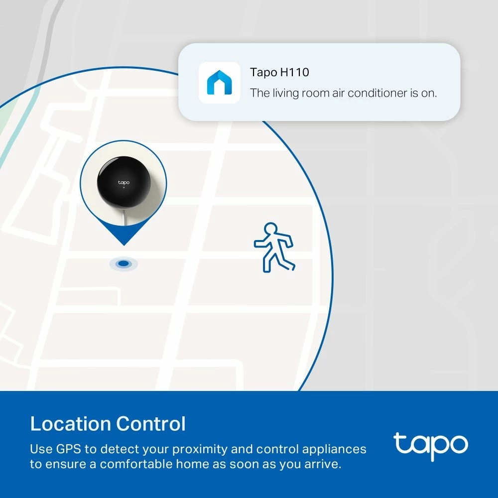 Hub smart IR & IoT TP-Link Tapo H110, i zi, set me kabllo USB-C