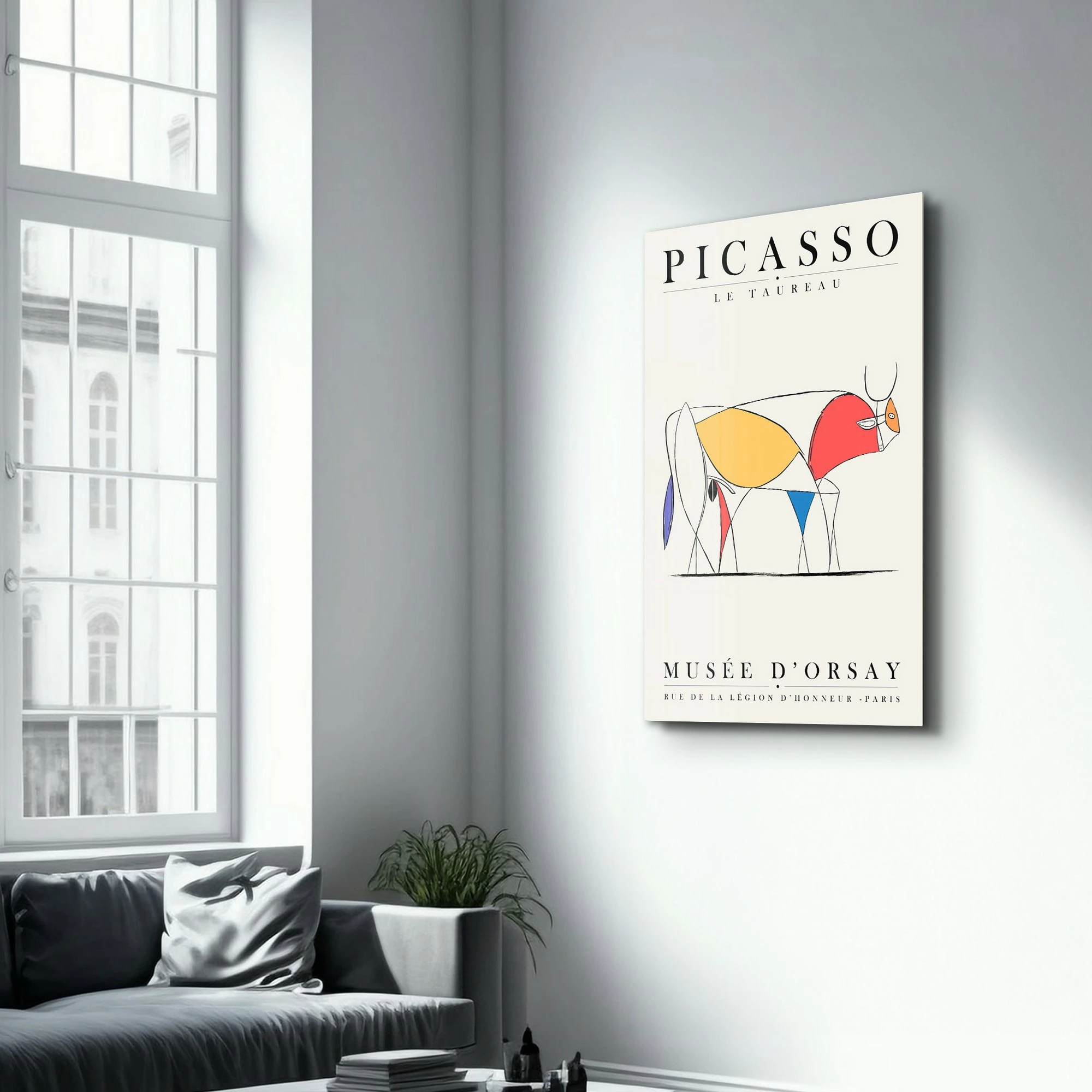 Pikturë dekorative prej xhami të temperuar, Wallity SPR-1159, 35x55cm