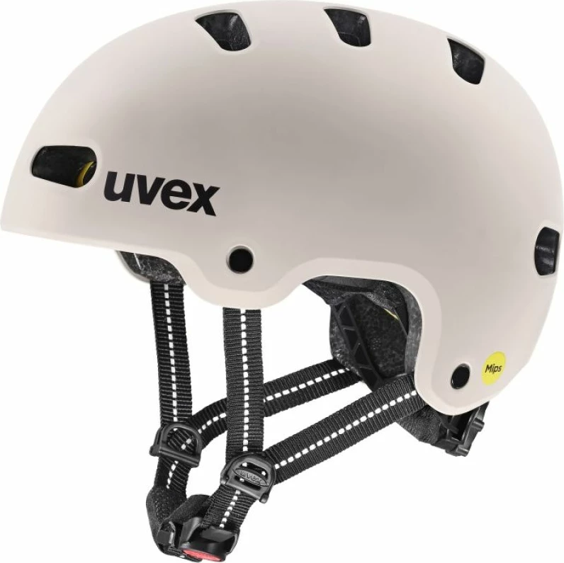 Helmetë fëmijësh Uvex Kid 4 Style MIPS, gri e mat