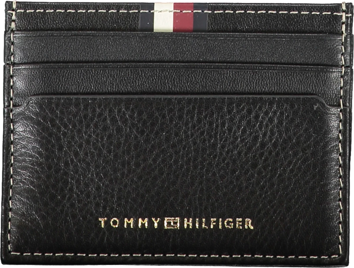Portofol për meshkuj TOMMY HILFIGER, i zi