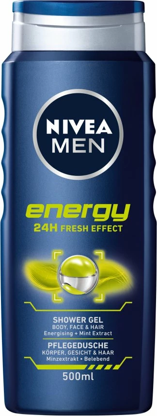 Shower gel për meshkuj Nivea Men Energy 500ml