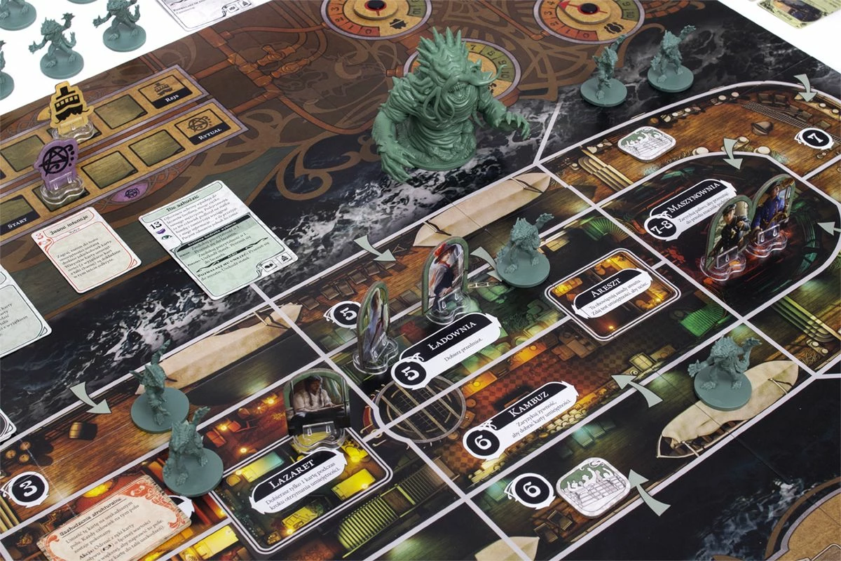 Lojë tavoline Rebel Odmęty Grozy (Abyss of Horrors), 3-6 lojtarë, 240 min, 14+, version polonisht