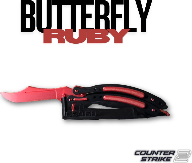 Thikë CS2/CS:GO - Butterfly Ruby