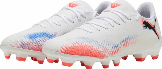 Atlete futbolli Puma për meshkuj, të bardha-portokalli